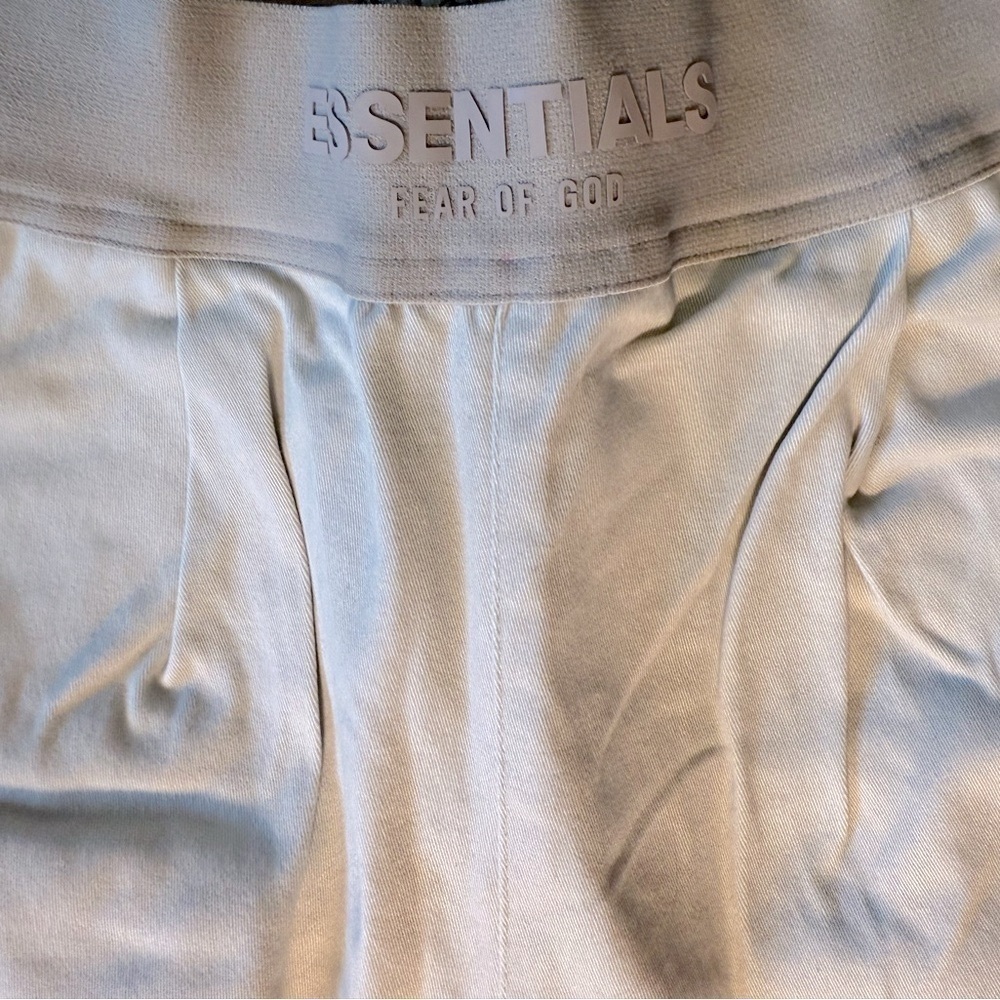 Fear of God Essentials Cream Wide-Leg Pants XS - Picture 5 of 6